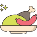 food,food and restaurant,bowl,meat,dish,rice,fried rice
